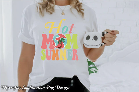 Hot Mom Summer Sublimation SVG Creativeart88 