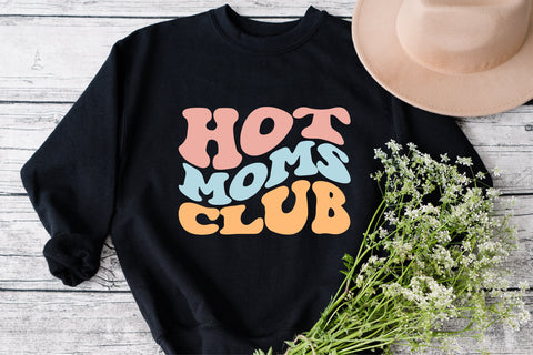 Hot Moms Club svg, Hot Moms Club svg, Mom svg, Mama svg, Mother's Day Gift svg, Girl Mama svg, Boy Mom SVG Fauz 