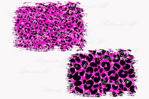 black and pink cheetah print