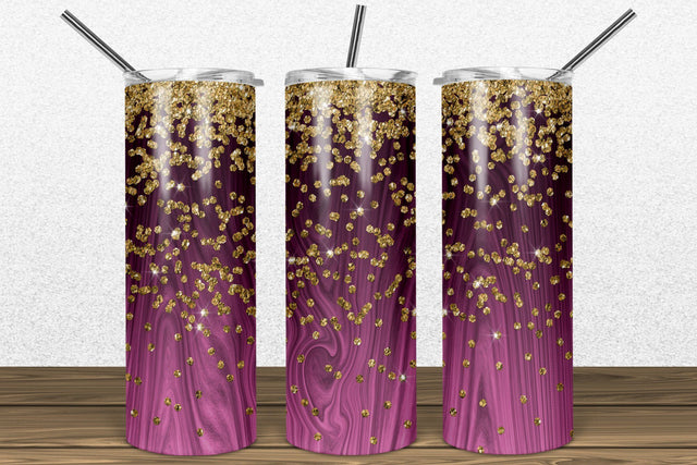 Hot Pink Wood 2oz Skinny Tumbler Sublimation Sublimation Marlene Campos 