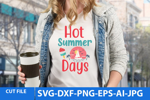Hot Summer Days SVG Cut File SVG BlackCatsMedia 
