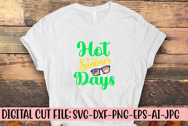 Hot Summer Days SVG Design SVG Syaman 