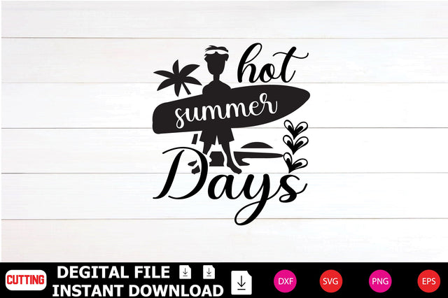 Hot Summer Days SVG Shahin alam 