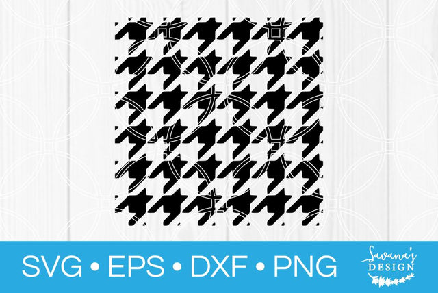 Houndstooth Pattern SVG SavanasDesign 