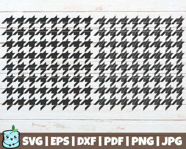 Houndstooth Patterns Bundle SVG MintyMarshmallows 