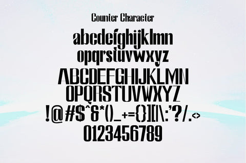 Hounter Font gatype 