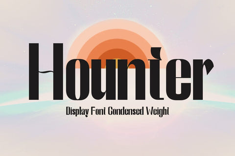Hounter Font gatype 