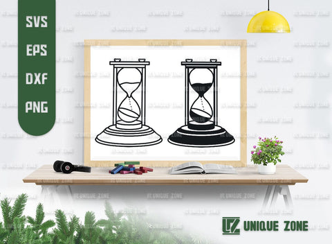 Hourglass SVG Bundle, Hourglass Silhouette, Hourglass Clock Svg, Hourglass Time Svg, Sand Hourglass Svg, SVG Unique Zone 