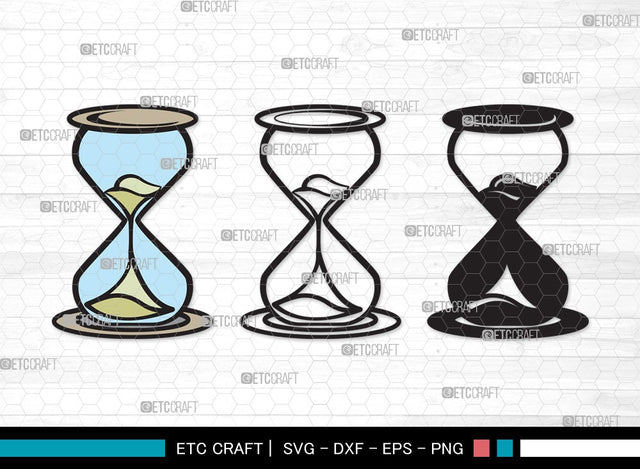 Hourglass SVG | Hour Glass Svg | Clock Svg | Time Svg | Sandglass | Hourglass Clipart SVG ETC Craft 