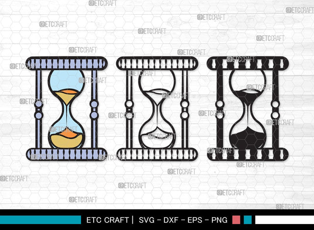 Hourglass SVG | Hour Glass Svg | Clock Svg | Time Svg | Sandglass | Hourglass Clipart SVG ETC Craft 