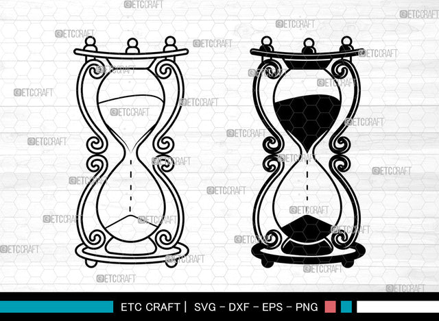 Hourglass SVG, Hourglass Clock Svg, Hourglass Time Svg, Sand Hourglass Svg, Hourglass Svg SVG ETC Craft 