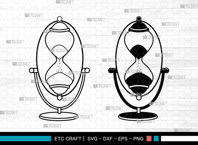 Hourglass SVG, Hourglass Clock Svg, Hourglass Time Svg, Sand Hourglass Svg, Hourglass Svg SVG ETC Craft 