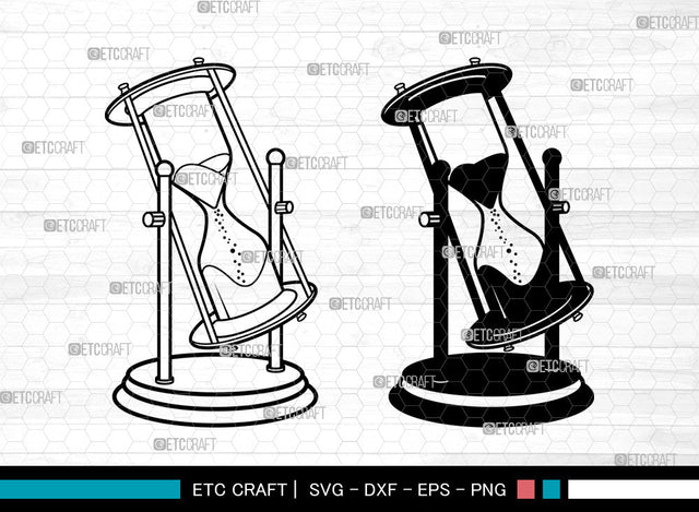 Hourglass SVG, Hourglass Clock Svg, Hourglass Time Svg, Sand Hourglass Svg, Hourglass Svg SVG ETC Craft 
