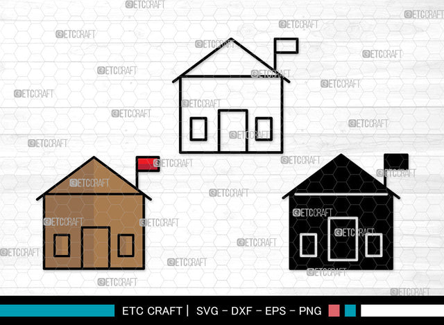 House Icons Color, House Svg, House roof Svg, Houses, Homes, House Bundle, Icon Bundle, Svg Cut File, Dxf, Eps, Png, SVG ETC Craft 