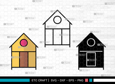 House Icons Color, House Svg, House roof Svg, Houses, Homes, House Bundle, Icon Bundle, Svg Cut File, Dxf, Eps, Png, SVG ETC Craft 