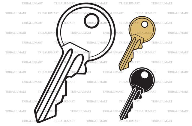 House keys SVG TribaliumArtSF 