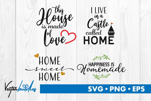 House quote bundle svg SVG vectorbundles 
