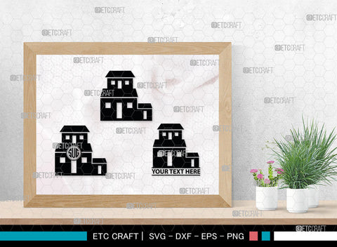 House Silhouette, House SVG, Building Svg, Architecture Svg, Home Svg, SB00028 SVG ETC Craft 