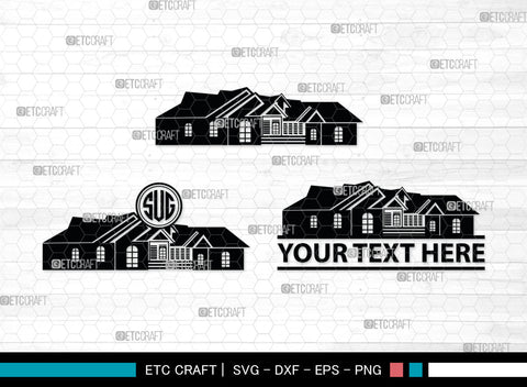 House Silhouette, House SVG, Building Svg, Architecture Svg, Home Svg, SB00028 SVG ETC Craft 