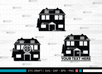 House Silhouette, House SVG, Building Svg, Architecture Svg, Home Svg, SB00028 SVG ETC Craft 