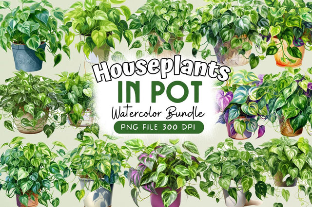 Houseplants in Pot Sublimation Sublimation Regulrcrative 