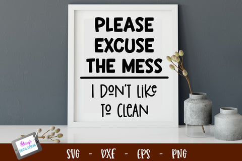 Housewok Bundle - Includes 6 funny housework SVG Designs SVG Stacy's Digital Designs 