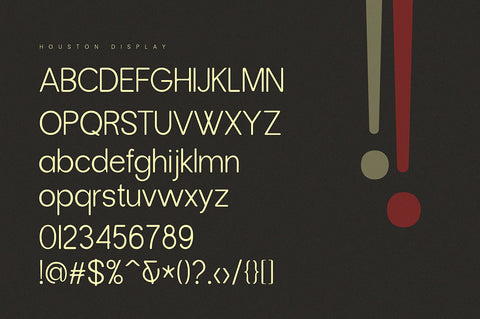 Houston Font gatype 