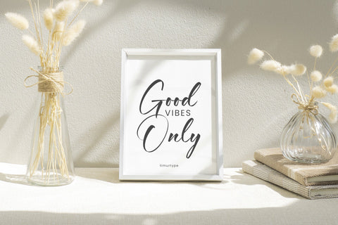 Houston Journey - Handwritten Script font Font Timur type 