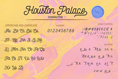 Houston Palace Font letterstockstd 