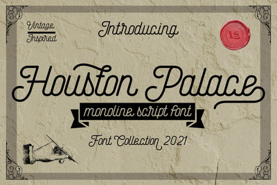 Houston Palace Font letterstockstd 
