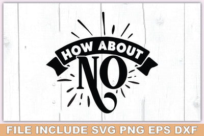 How About No SVG Ariyan 