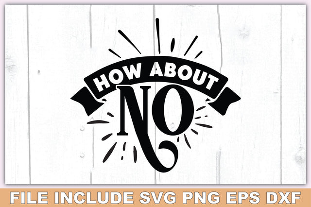 How About No SVG Ariyan 