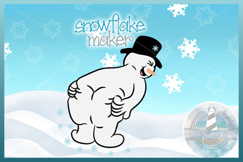How Snowflakes Are Really Made Snowman Funny Quote SVG SVG Harbor Grace Designs 