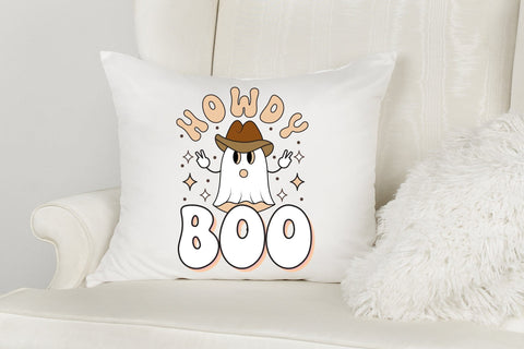 Howdy Boo - Retro Halloween Sublimation Sublimation CraftLabSVG 