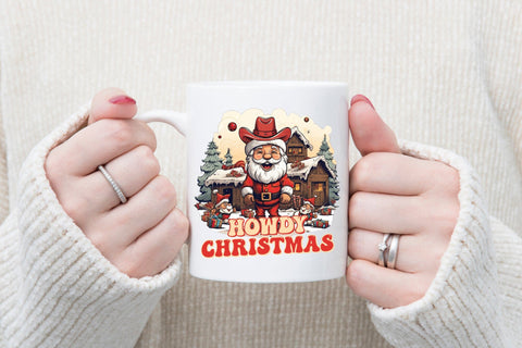 Howdy Christmas PNG Sublimation Sublimation CraftLabSVG 
