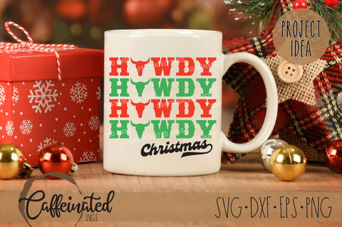 Howdy Christmas SVG SVG Caffeinated SVGs 