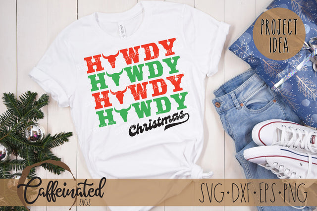 Howdy Christmas SVG SVG Caffeinated SVGs 