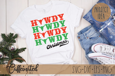 Howdy Christmas SVG SVG Caffeinated SVGs 