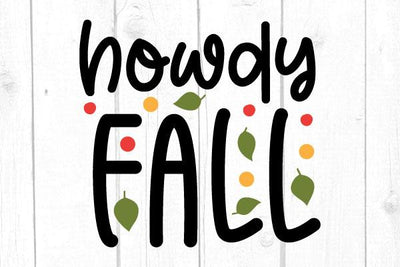 Howdy Fall Svg SVG cricutfilesmg 