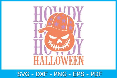 Howdy Halloween SVG PNG PDF Cut File SVG Creativedesigntee 