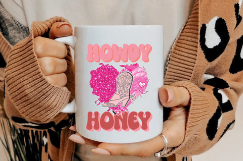 Howdy Honey Cowgirl Valentine PNG Sublimation Jagonath Roy 