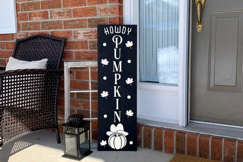 Howdy Pumpkin - Fall Porch Sign SVG SVG CraftLabSVG 