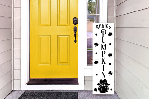 Howdy Pumpkin - Fall Porch Sign SVG SVG CraftLabSVG 
