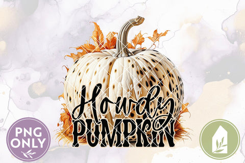 Howdy Pumpkin Fall Sublimation File Sublimation LilleJuniper 
