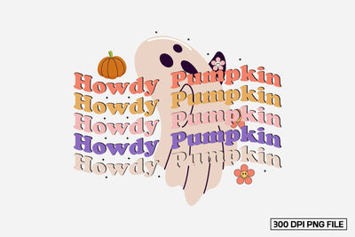 Howdy Pumpkin Sublimation Sublimation designmaster24 