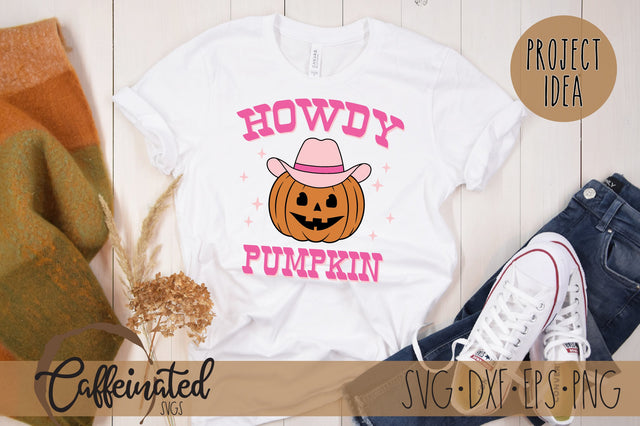 Howdy Pumpkin Svg, Png SVG Caffeinated SVGs 