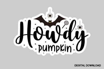 Howdy Pumpkin Svg SVG designmaster24 