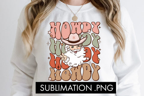 Howdy Santa PNG Sublimation Sublimation Freeling Design House 