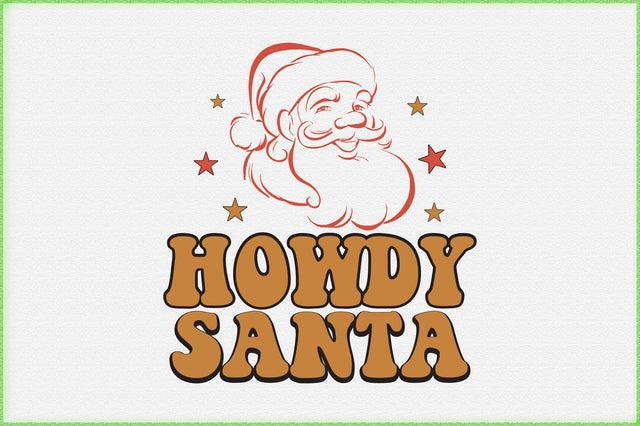 Howdy Santa Sublimation Sublimation Creativeart88 