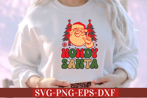 Howdy santa SVG SVG DESIGNISTIC 